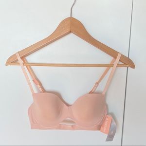 ThirdLove 34 A 1/2 light coral t shirt bra